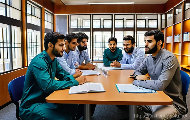 건강관리사 시험 응시료 및 예산 관리 - **Prompt 1: Dedicated Aspiring Doctor Studying**
    "A determined young Arab woman, wearing a styli...