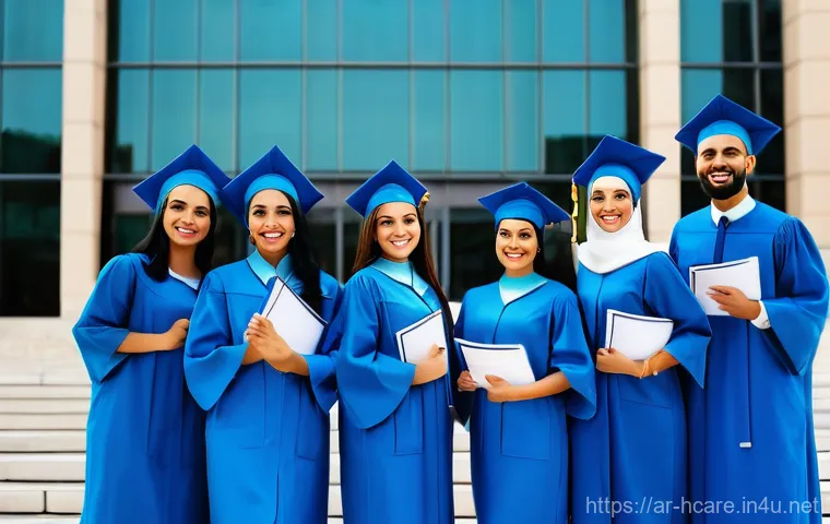 건강관리사 시험 응시료 및 예산 관리 - **Prompt 2: Collaborative Study Group for Medical Exams**
    "A small group of three young Arab asp...